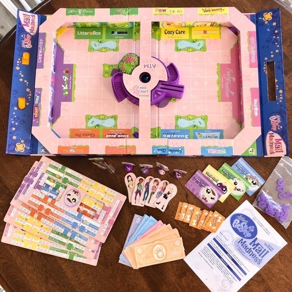 Littlest Pet Shop, Mall Madness, 2008, Board Game, COMPLETE, Good Condition - Picture 4 of 16